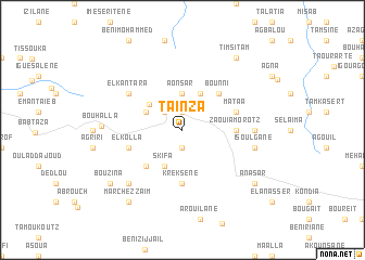 map of Taïnza