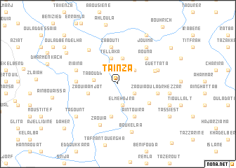 map of Taïnza