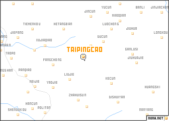 map of Taipingcao