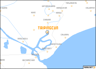 map of Taipingcun