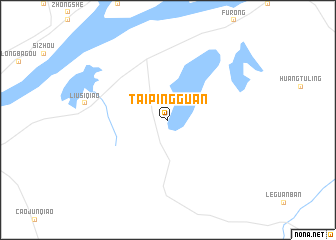 map of Taipingguan