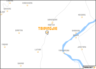 map of Taipingjie