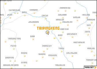 map of Taipingkeng