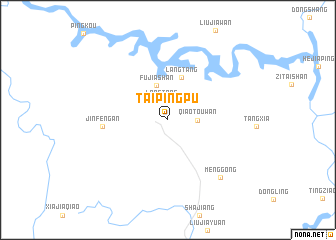 map of Taipingpu