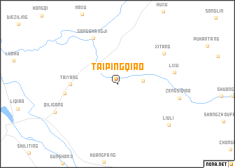 map of Taipingqiao