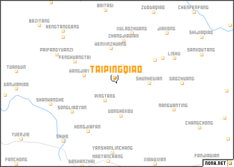 map of Taipingqiao