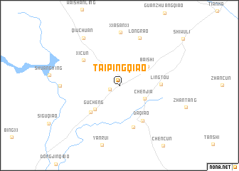 map of Taipingqiao