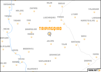 map of Taipingqiao