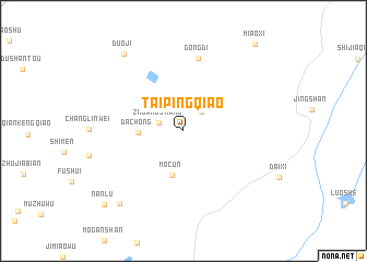 map of Taipingqiao