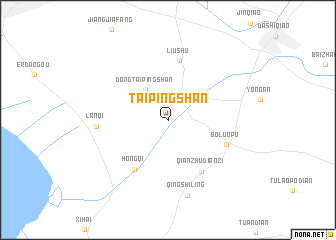 map of Taipingshan