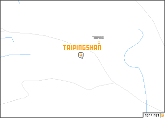 map of Taipingshan