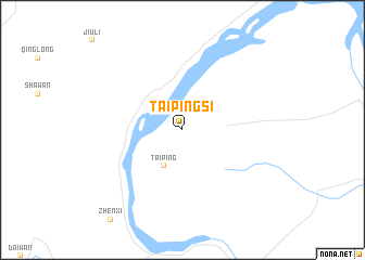 map of Taipingsi