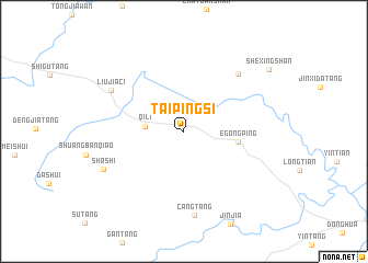 map of Taipingsi