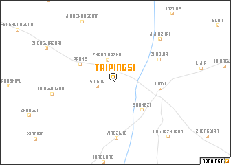 map of Taipingsi