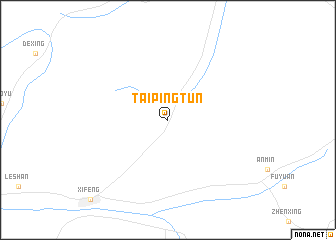 map of Taipingtun