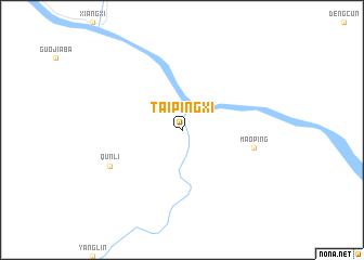 map of Taipingxi