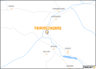 map of Taipingzhuang