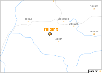 map of Taiping