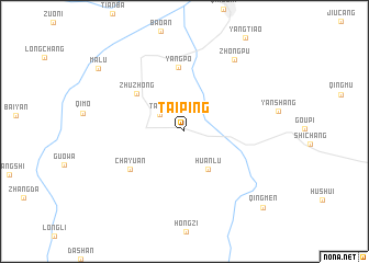 map of Taiping