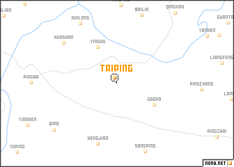 map of Taiping