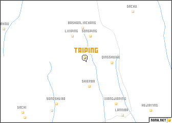 map of Taiping