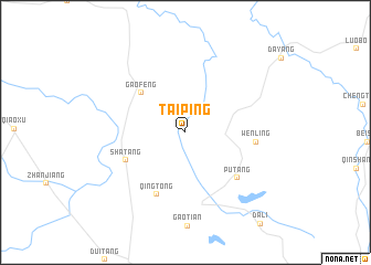 map of Taiping