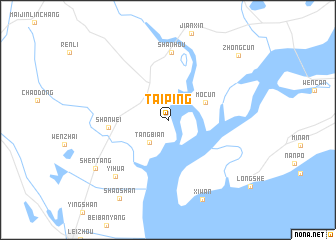 map of Taiping