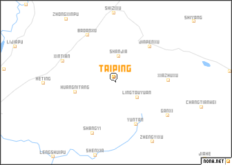 map of Taiping