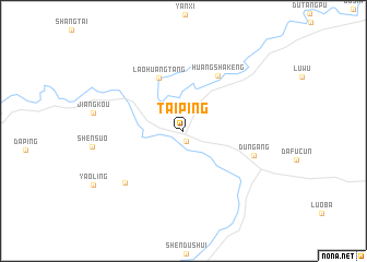 map of Taiping