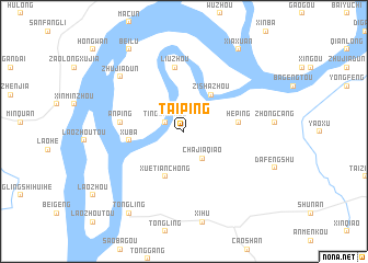 map of Taiping