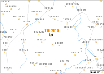 map of Taiping