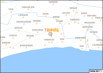 map of Taiping