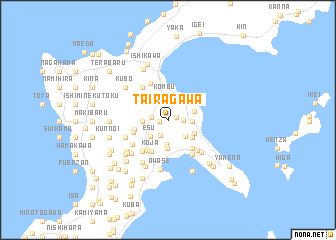 map of Tairagawa