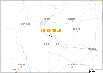 map of Tairamachi