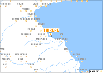 map of Tairere