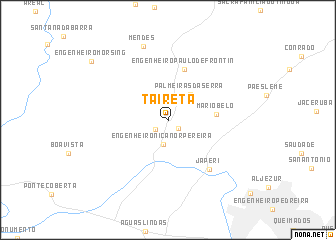 map of Tairetá