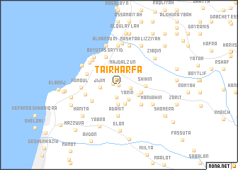 map of Taïr Harfa