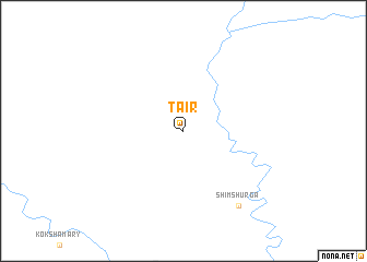 map of Tair