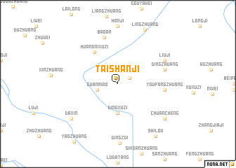 map of Taishanji