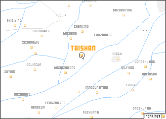 map of Taishan