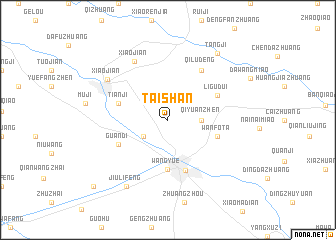 map of Taishan