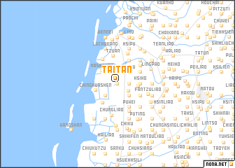 map of T\