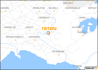 map of Tai Tapu