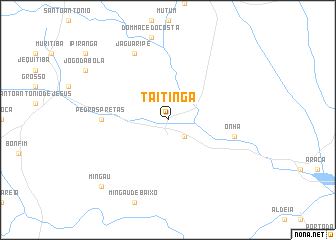 map of Taitinga