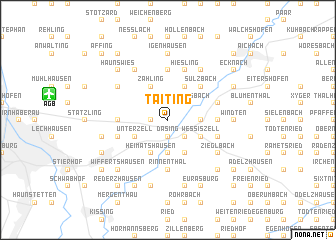 map of Taiting