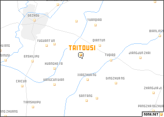 map of Taitousi