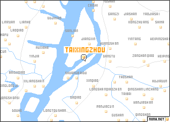 map of Taixingzhou