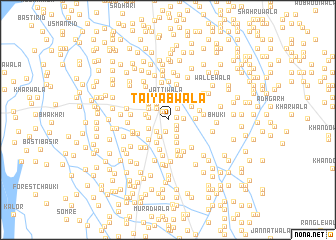 map of Taiyabwāla