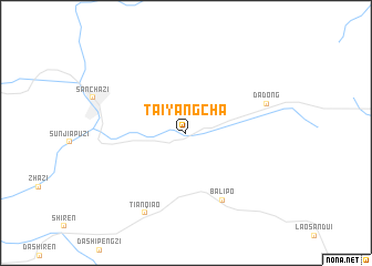 map of Taiyangcha