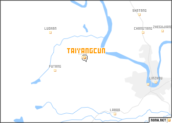 map of Taiyangcun